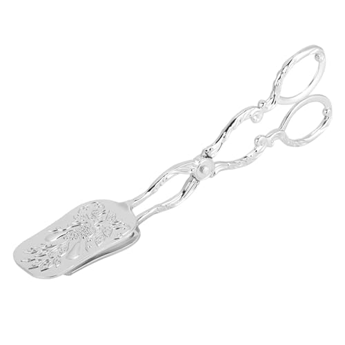 FLEXMAN Pince à Nourriture Vintage en Alliage de Zinc pour Buffet de Salades, Pince de Service pour Buffet, Fête, Restauration, Steak Frit, Crêpes, Salades de Fruits et Légumes