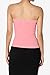 TheMogan Strapless Seamless Tube Top Lightweight Stretch Ribbed Waist Tank Top