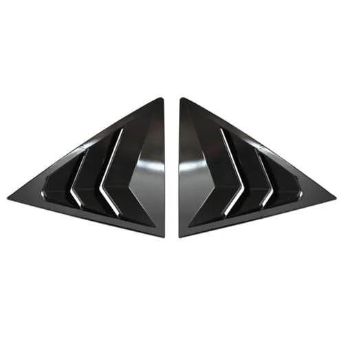 Persiennes de fenêtre latérale gloss black pour un look sportif unique