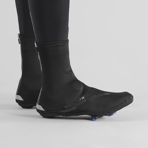 Couvre-chaussures Shimano Dual Soft Shell isolants et coupe-vent pour cyclisme en taille M - 3