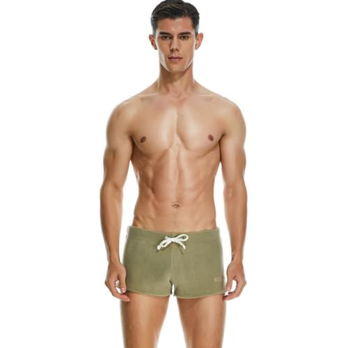 Men's Sleepwear Underwear Boxers Plush Knit Shorts Soft and Breathable Loungewear for Home or Sport4