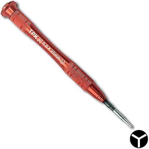 TPEKKA 0.6mm Y Tip Y000 Tripoint Screwdriver,Magnetic Y000 Tri Wing Screwdriver Rotary Tool for iPhone 7, 7 Plus, 8, 8 Plus, X, XR, XS, XS Max, (11, 11 Pro, 11 Pro Max) and Apple Watch Repair Cover