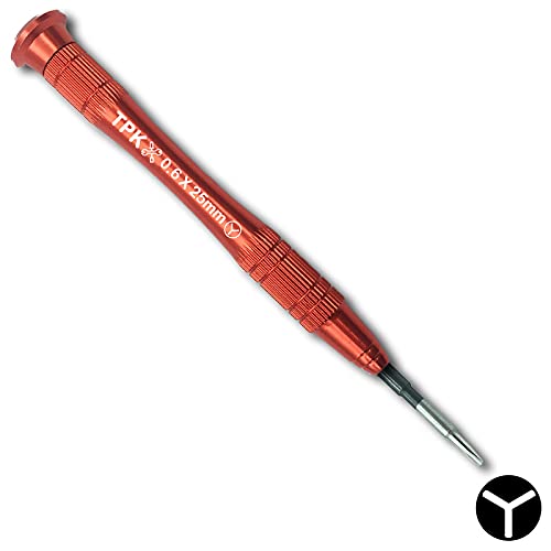 TPEKKA 0.6mm Y Tip Y000 Tripoint Screwdriver,Magnetic Y000 Tri Wing Screwdriver Rotary Tool for iPhone 7, 7 Plus, 8, 8 Plus, X, XR, XS, XS Max, (11, 11 Pro, 11 Pro Max) and Apple Watch Repair