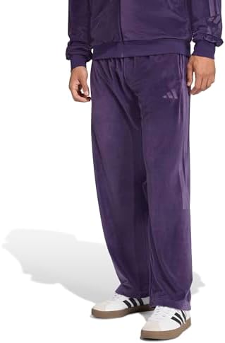 Adidas Mens House of Tiro Velour Pants, Aurora Ivy, X-Small