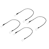 Matybobe 4 Robuste Spanngurte für Volleyballnetze für Spaß und Aktivitäten Im Freien, Verstellbar aus Nylon und Metall