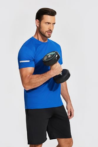 Weardear Camisetas Deportivas Camiseta Funcional para Hombre, Camiseta para Correr de Manga Corta de Secado rápido, Camiseta para Entrenamiento físico