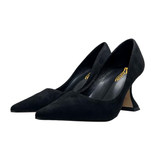 Zszszsu Women's Pointed Toe Pumps Elegant Stiletto High Heels Slip On Sexy Dress Party Formal Wedding Shoes Size 4-16 US2