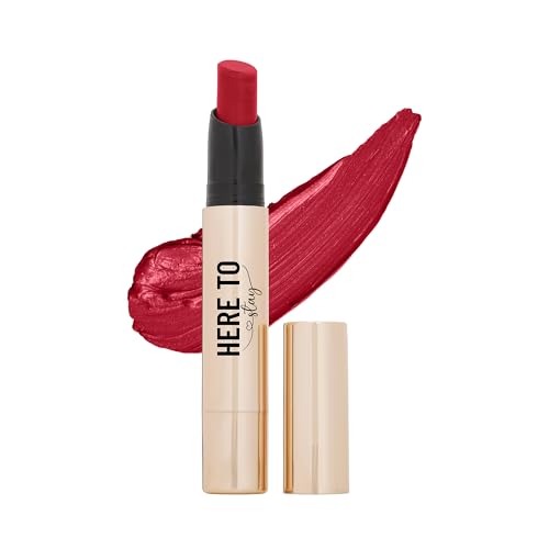 Image of Swiss Beauty Select Here To Stay Lip Crayon | Velvety-Matte Finish | 12-Hour Stay | Enriched With Vitamin E | Retractable Packaging | Smooth Glide | 12 Gorgeous Shades | 2.5g, Shade- 9. Red Vivid