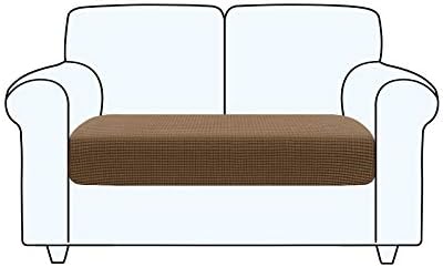 TAOCOCO Sofa Seat Covers, 1 Piece Sofa Cushion Cover Protection, Soft And Skin-Friendly Stretch replacement sofa seat cushions(Dark Grey, 1 Seater)