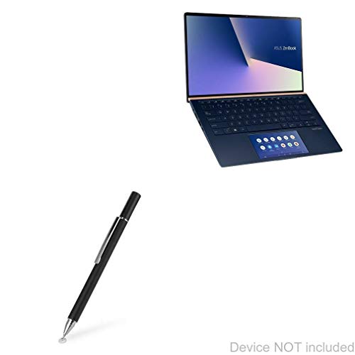 BoxWave Stylus Pen Compatible with ASUS ZenBook 14 UX434FL - FineTouch Capacitive Stylus, Super Precise Stylus Pen for ASUS ZenBook 14 UX434FL - Jet Black