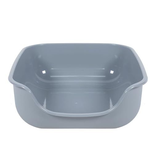Pet Games Caixona De Areia Cinza - Bandeja Higiênica Para Gatos Tamanho:Extra Grande