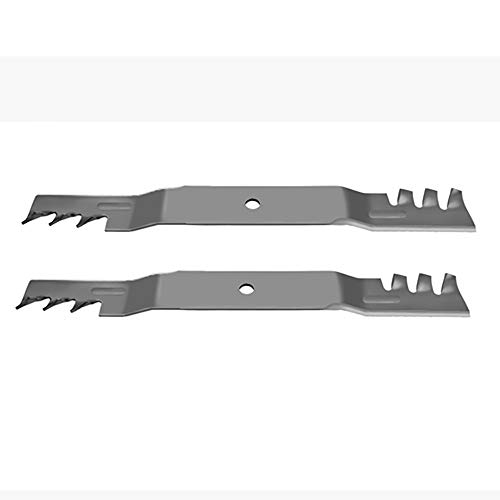 (2) Toothed Mulching Mower Blades for Toro Timecutter SS4216 SS4235 SS4260 SS4200 42"