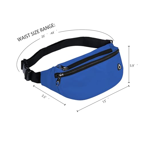 Image of ZOORON Fanny Pack Waist Bag Travel Pocket Chest Shoulder Bag Running Belt