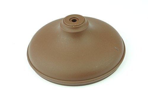 10 x Linic Plastic Round Fence Post Cap, 4" (100mm), Dark Brown, Rot Proof. (GT0042). UK Made. Free UK Postage