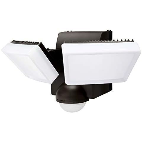 Black IQ Twinspot PIR Battery Operated Security Light - Outdoor Security Wall Light - Exterior Battery Operated PIR Motion Sensor - 800 Lumen LED Twinspot (Single), LB1880-BK Cover