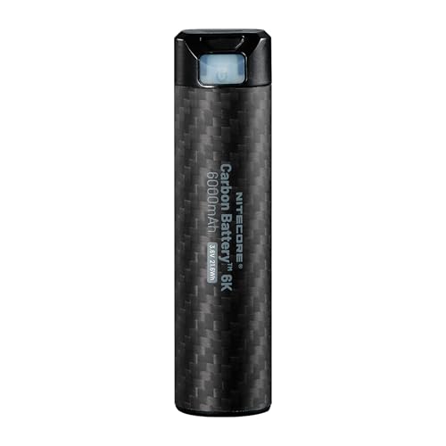 Nitecore Carbon Battery 6K USB-C Rechargeable Lightweight 6000mAh Waterproof Power Bank Sticker