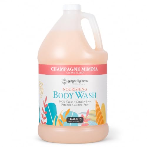 Image of Ginger Lily Farms Botanicals Body Wash, 128oz, Champagne Mimosa