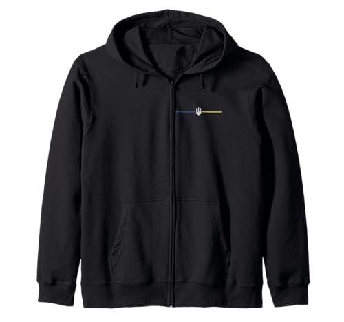 Sudadera con capucha de Ucrania Bandera de Ucrania Tryzub Militar Sudadera con Capucha