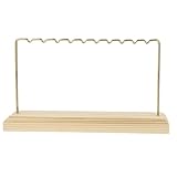 Luxshiny Holz Ohrringständer Mit Organizer Funktion Für Schmuckaufbewahrung Als Präsentationsständer Für Juweliere Und Geschenkartikelgeschäfte