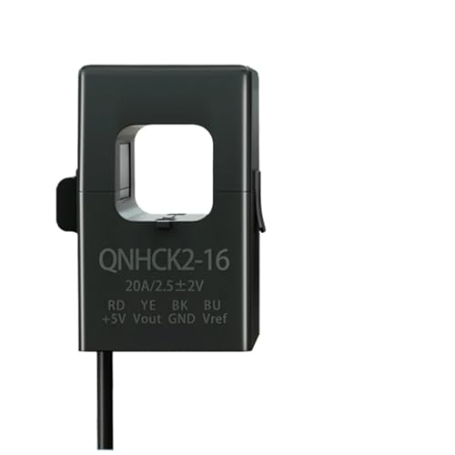 Transductor de corriente de núcleo dividido QNHCK2-16 para monitorización de 50A con salida 2.5V.