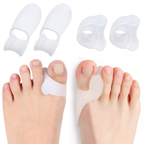 1 Pares Corrector de Dedos de Pies, Corrector de Dedos de Pies para Relajar y Estirar