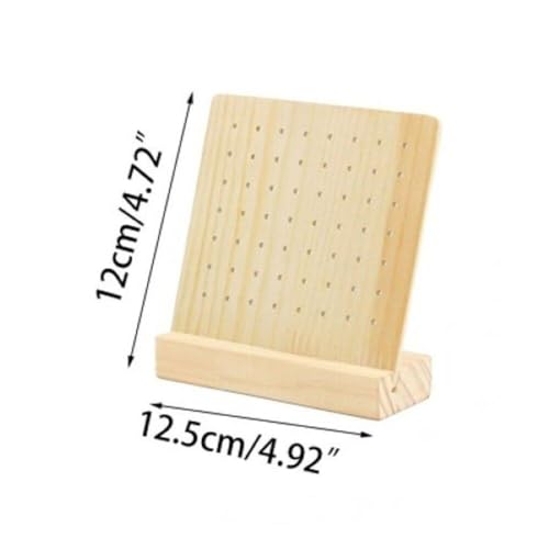 Support de rangement de boucles d'oreilles en bois idéal pour votre coiffeuse