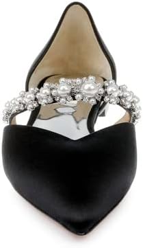 Badgley Mischka Women's Natalia Flat Shoes Ballet, Champagne, 8.5 | Image 4