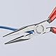 KNIPEX - 25 01 140 Werkzeuge - Spitzzange mit Cutter (2501140), 5,5