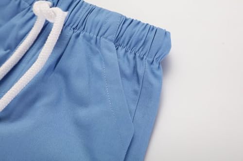 Image of Toddler Boy Clothes Kids Summer Cotton Outfits Shirt Short Sets Size 2-7