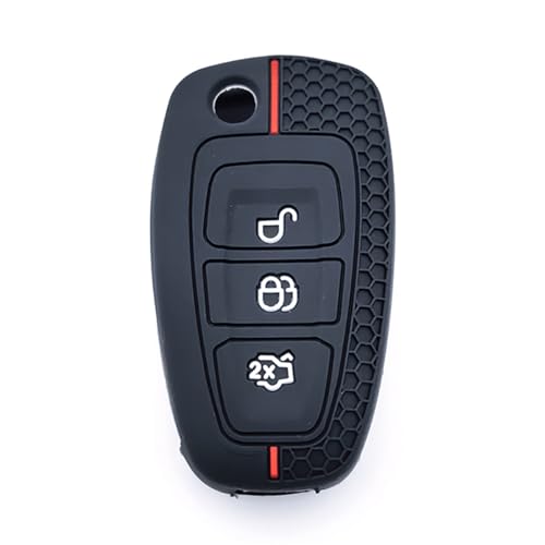 Étui clé Ford brisée ? Solution silicone pour Focus Ranger C-Max 3 boutons