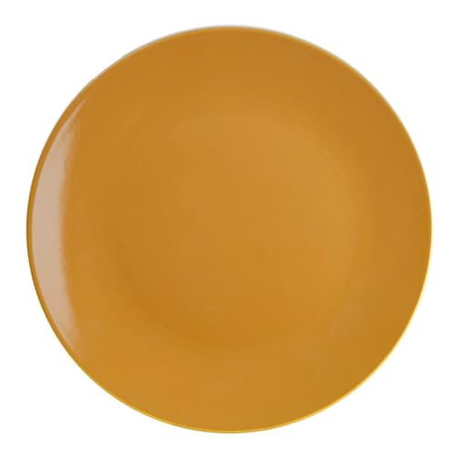 Secret de Gourmet - Lot de 6 Assiettes Plates Colorama 26cm Jaune