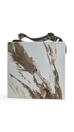Image of Cajon Cube 12 Pro Traveller Cajon With External Snare Tap For Kids,Adults & Professional Musicians Super Sound Quality Made With American Birch Wood. (WHITE MARBLE)