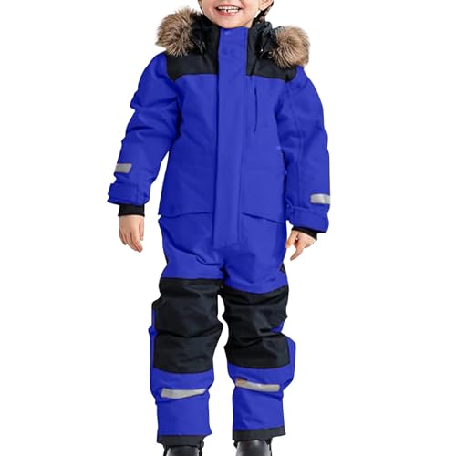 Kids Winter Outfits Snow Suit for Girls Boys One Piece Snowsuit Waterproof Windproof Outdoor Overalls Snowboarding Ski Suits4
