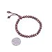 Adjustable 7-9 inch Exotic Iron Wood 33-bead Bracelet with 5x6 mm-beads - Tasbih Prayer Bead, Sibha, Misbaha, Subha Bracelet in GIFT BOX