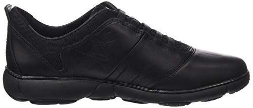 Geox D Nebula C, Sneakers Donna, Nero (Black), 42