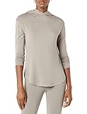 Amazon Essentials Women's Supersoft Terry Essentials Hoodie, Standard-Fit Long-Sleeve Pullover, Smokey Grey, X-Large