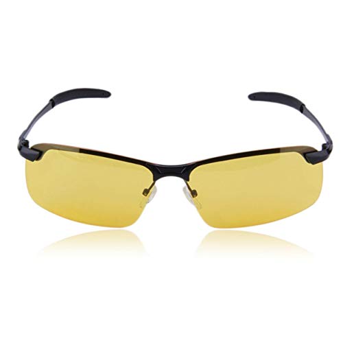 Tellaboull for Unisex de Gama Alta de visión Nocturna Gafas polarizadas Gafas de conducción Accesorios antifaturas Gafas de visión Nocturna Peso Ligero