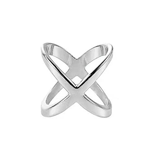 Women Lady X Shaped Simple Silk Scarf Buckle Rings Scarves Clip Blouse Clasp Wrap Hoder Clothing Decoration Accessories