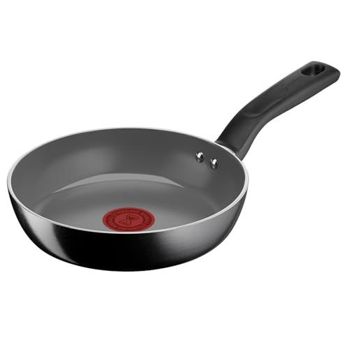 Lagostina GocciaPadella 20 cm, Rivestimento in Ceramica Antiaderente, Scorrevolezza Ottimale, Pulizia Facile, Ecologica, Thermo-Signal, Sicura, Compatibile con Induzione