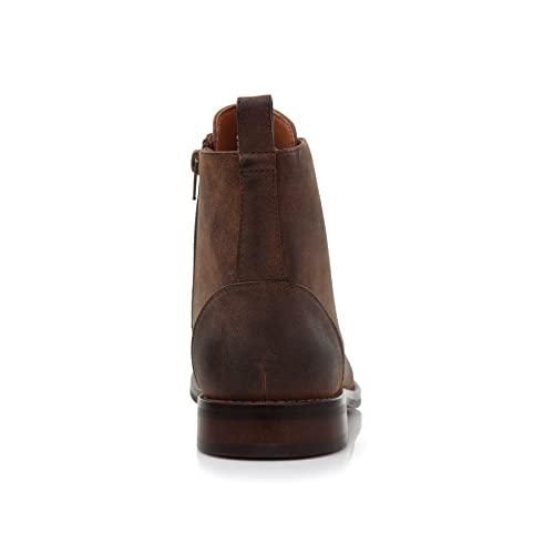 Image of Polar Fox Men's Ankle Dress Boots | Lace-up Casual Fashion Boot Collection | Cap Toe & Plain Toe Styles |