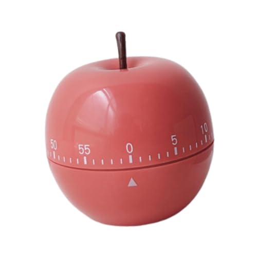 FytStycale Temporizador Mecánico de Cocina con Bonitos Relojes Despertadores de Manzana para El Estudio Y El Trabajo en El Aula.