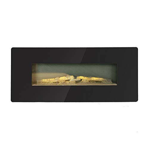 Fireplace Log Burning Flame Effect Electric Stove Eco Ultra Quiet Blower Multifunctional Hanging