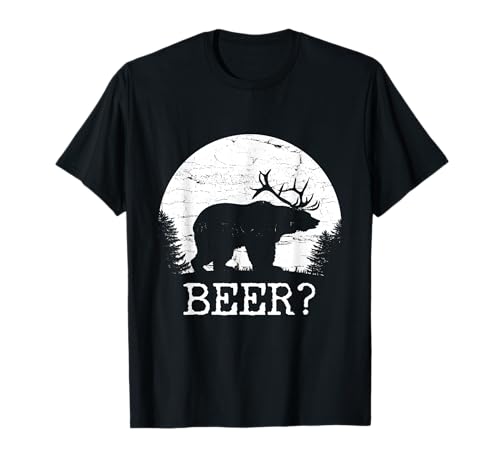 Beer, Bear, Deer, IPA, Pub T-shirt | Beer, Beber Tee Camiseta