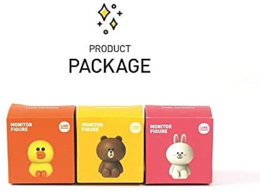 Amazon.co.jp: LINE FRIENDS LINE MONITOR FIGURE ライン