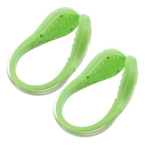 BESPORTBLE Hot Shoe Led Light 2 Pack Reflective Clip Lights Night Running Gear for Safe Nighttime Activities