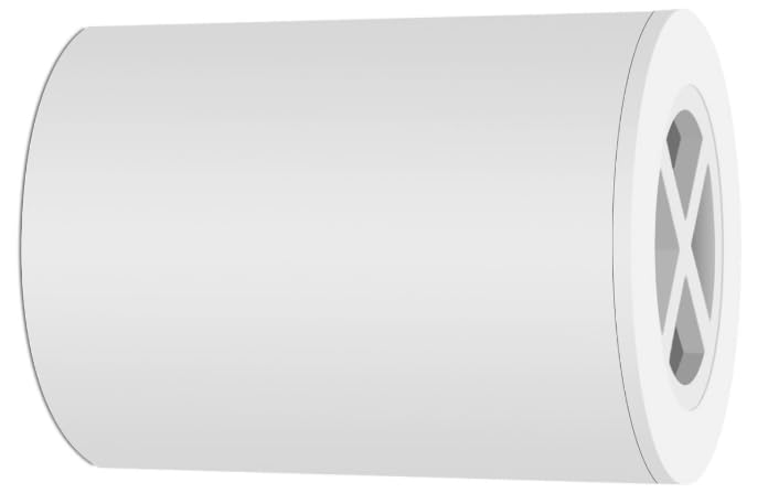 DerBlue 2Pack Multi Stage Shower Head Filter Replacement Compatible with AquaBliss Filtered Showerhead SF400 & SF500-48x?Hard Water,Remove Chlorine and Other Impurities,Extremely Easy to Replace