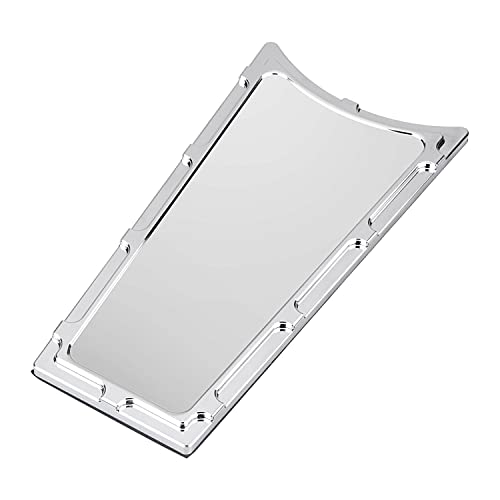 XMMT Chrome CNC Fuel Tank Dash Insert Cover Compatible with Harley Touring Electra Glide FLHS FLHT FLHTC, Road Glide FLTR, Tour Glide FLT FLTC 1989-2007