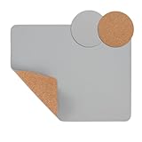 Largement utilisés -- Ces tapis de souris conviennent à la protection du bureau au bureau, chambre, maison et autres environnements, peut être utilisé pour les sous--verres, peut vous aider à mieux utiliser votre souris, sa surface lisse vous permettra de profiter du plaisir d'écrire et de taper