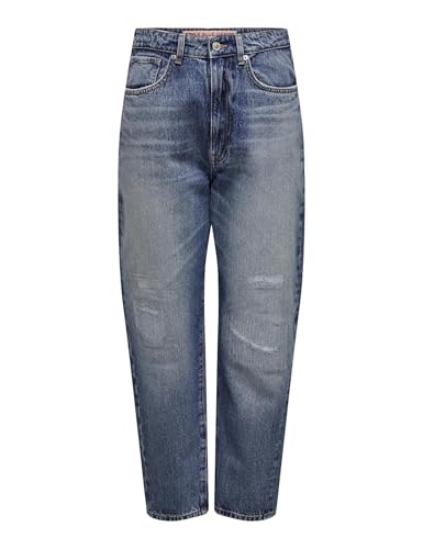 Jeans Femme ONLY Onlirvine Coupe Relax Détail Tape Original