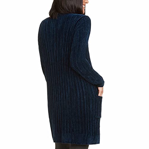 Matty M Women's Chenille Long Sleeve Cardigan2